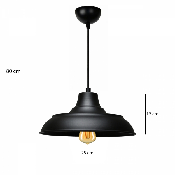 Homing Retro Black Pendant Lamp AYD-3520