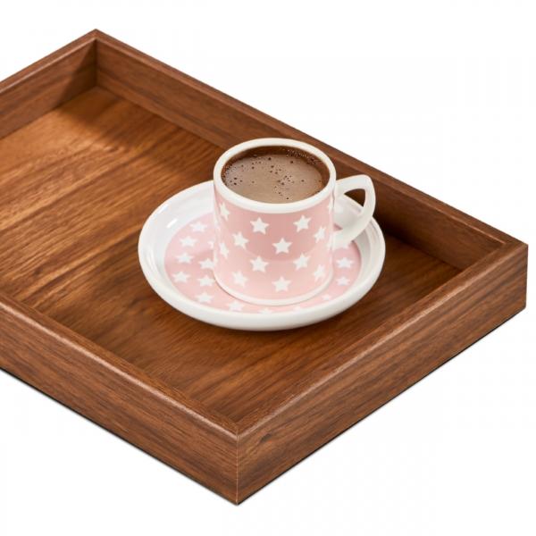 Homing Decorative Tray Walnut M-3064