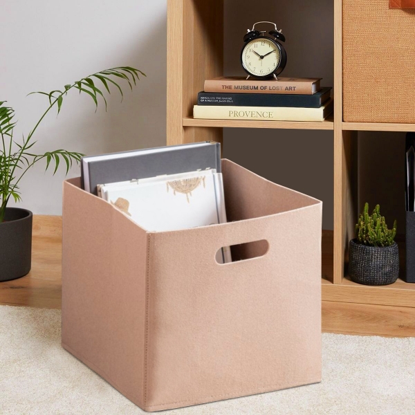 Homing Multi-Purpose Felt Organizer Cabinet Organizer Basket // 30x30 cm HMY-6390