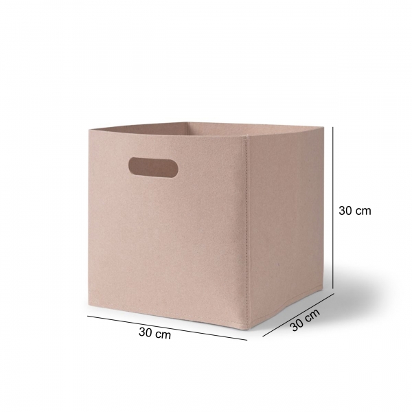 Homing Çok Amaçlı Keçe Organizer Dolap İçi Düzenleyici Sepet // 30x30 cm HMY-6390