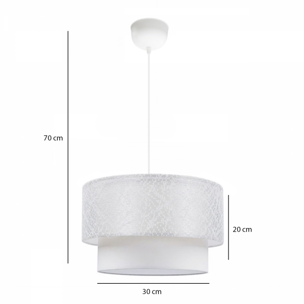 Homing White Lace Cake Pendant Lamp Chandelier AYD-3568