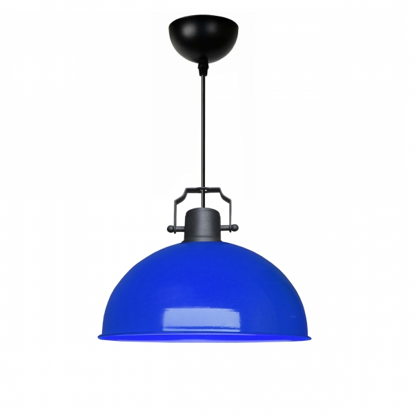 Homing Swiss Retro Blue Metal Single Pendant AYD-3577