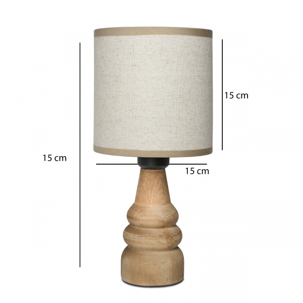 Homing Skala Natural Wooden Lampshade AYD-3597