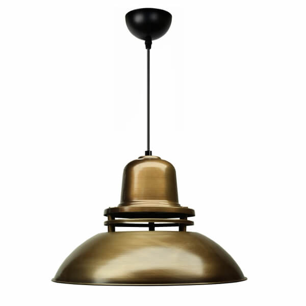 Homing Nova Series Tumbled Large Size Metal Pendant AYD-3673