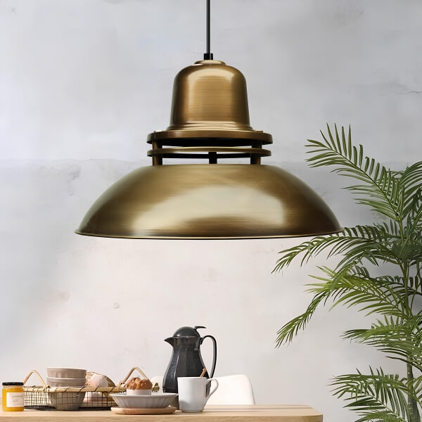 Homing Nova Series Tumbled Large Size Metal Pendant AYD-3673