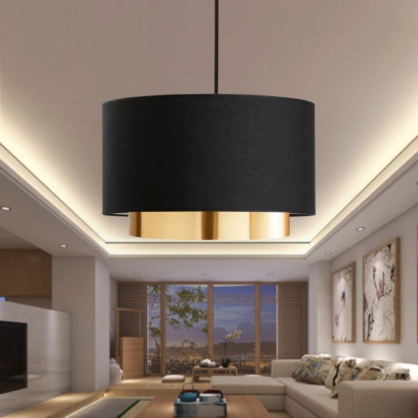 Exclusive Pendant Lamp with Homing Gold Interior and Exterior Surfaces AYD-3651