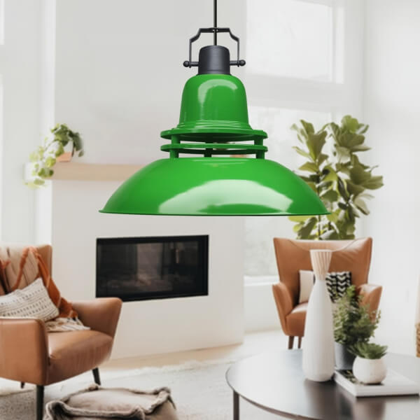 Homing Green Industrial Metal Pendant AYD-3655