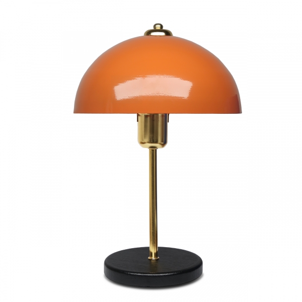 Homing Swiss Orange Color Gold Body Table Lamp ayd-3666