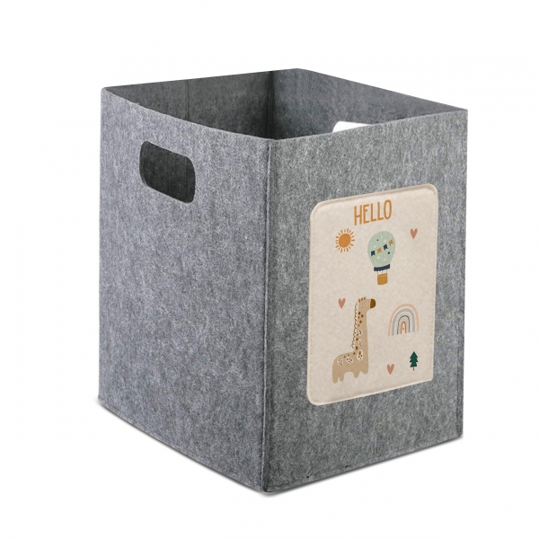 Homing Felt Toy and Laundry Basket HMY-6392