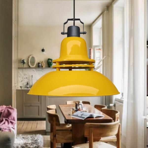 Homing Yellow Industrial Metal Pendant AYD-3668