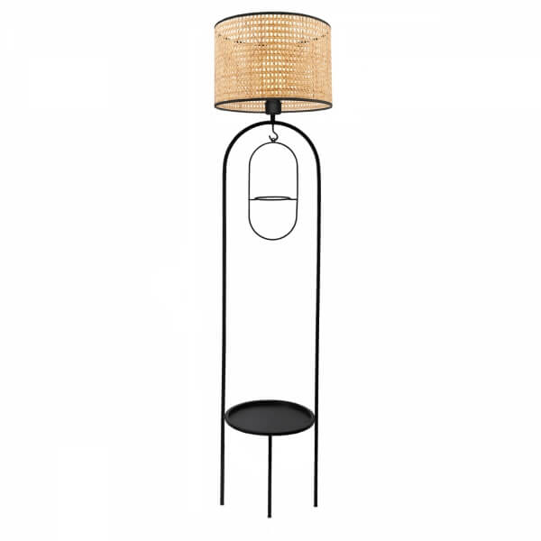 Homing Flori Original Hazeran Rattan Design Flowerpot Floor Lamp AYD-3670