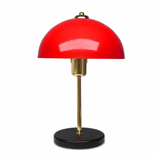 Homing Swiss Red Color Gold Body Table Lamp AYD-3680