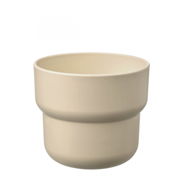 Homing Plastic Pot Cream 11 cm SEH-4619