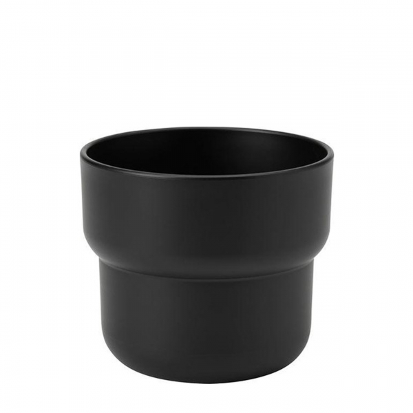 Homing Plastic Pot Black 11 cm SEH-4620