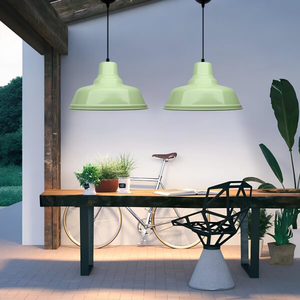 Homing Robi Metal Nile Green Retro Pendant Lamp AYD-3710