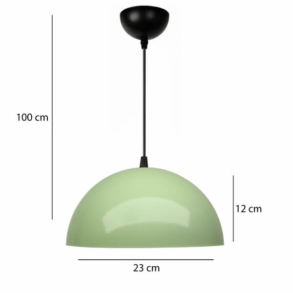 Homing Swiss Metal Nile Green Pendant Lamp AYD-3712