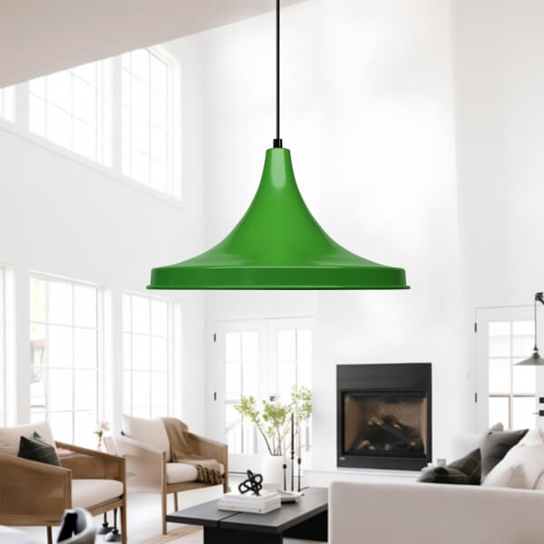 Homing Riga Large Size Metal Pendant Lamp Green AYD-3718