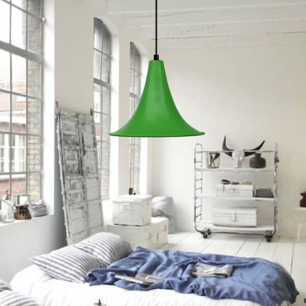 Homing Derry Retro Green Metal Pendant Lamp AYD-3719