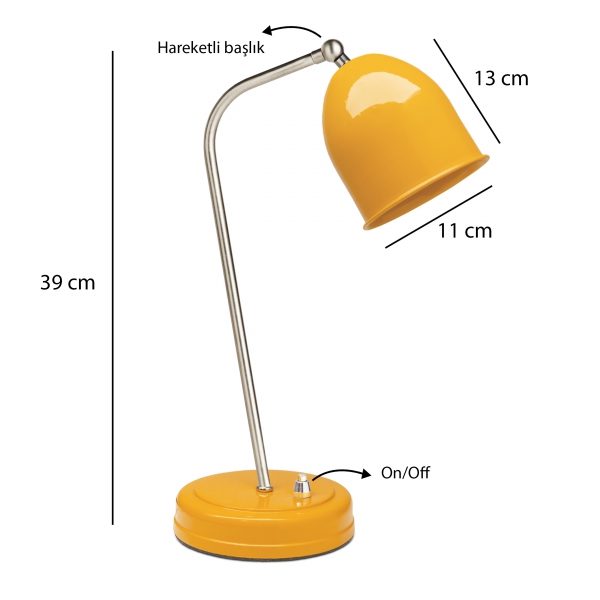 Homing Mustard Yellow Table Lamp