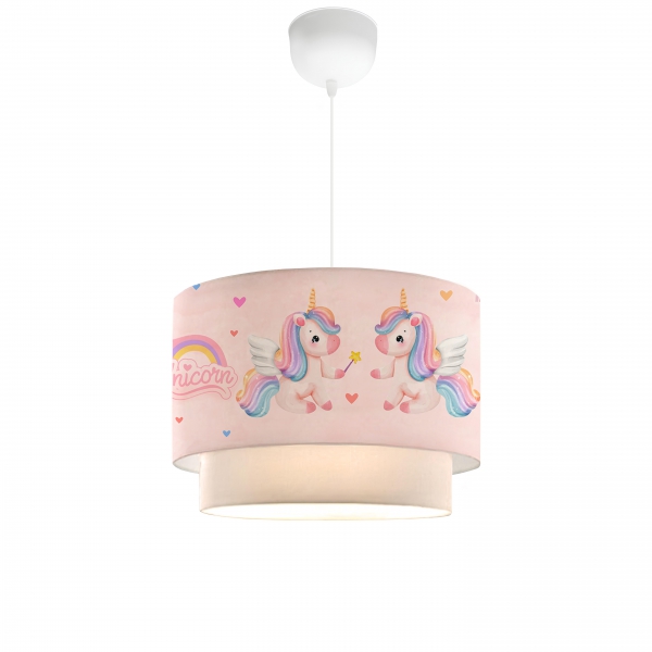 Homing Unicorn Girl's Room Pendant Lamp Chandelier 241288