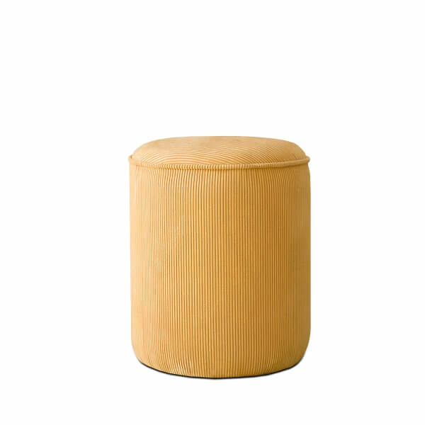 Homing Berry Corded Fabric Cylinder Pouf 241321