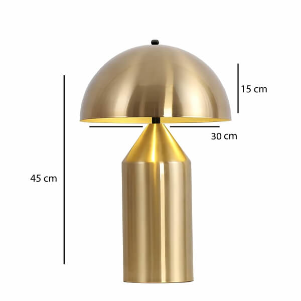 Homing Lerry Gold Mushroom Lampshade Luxury Series 241333