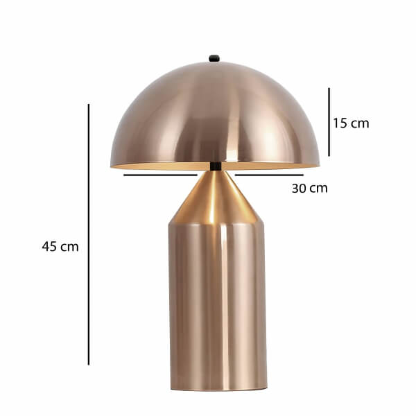 Homing Lerry Bronze Mushroom Lampshade Luxury Series 241334