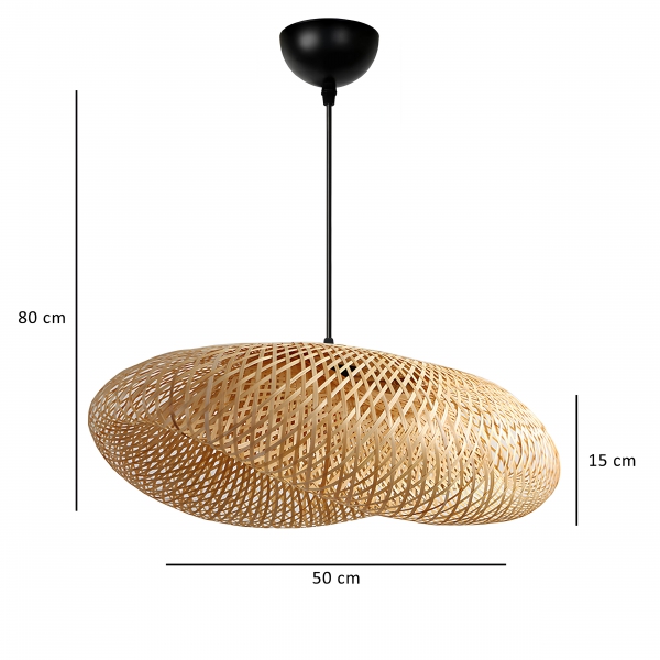 Homing Porto Original Bamboo Wicker Pendant Lamp AYD-3691