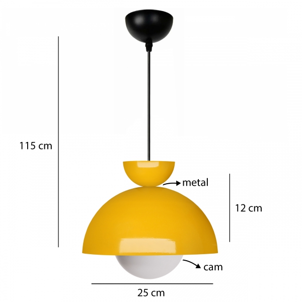 Homing Nuuq Camlı Metal Sarkıt 241337