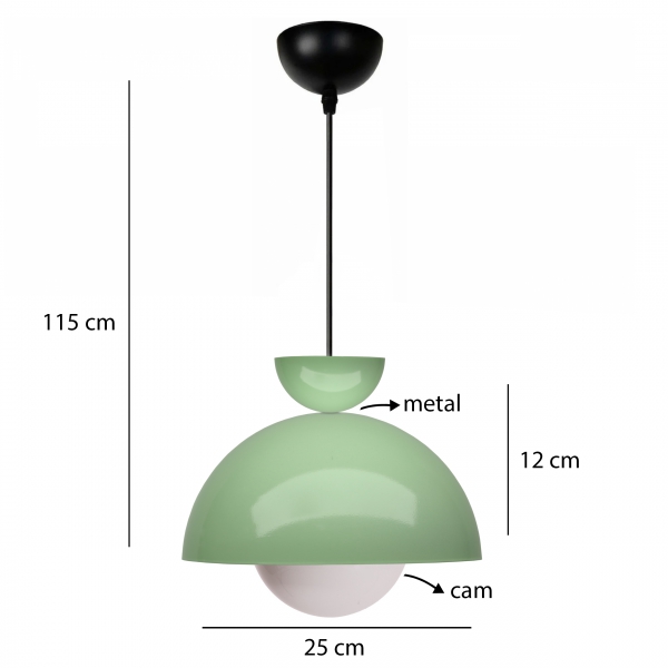 Homing Nuuq Glass Metal Pendant Lamp 241339