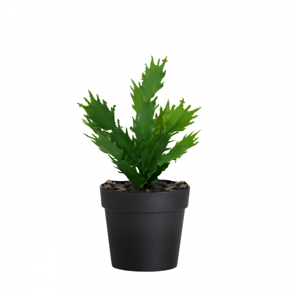 Homing Artificial Green Plant with Black Pot 241347