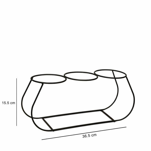 Homing 3-Section Metal Flower Pot Stand 241352