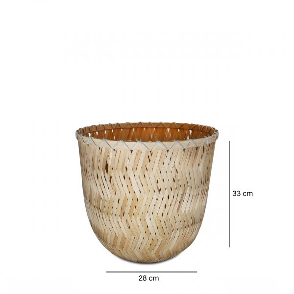 Homing Bamboo Flower Pot 33 cm Large Size 241360