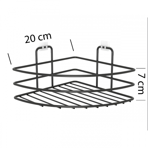 Homing Banyo Duvar Rafı Köşe Organizer 241367