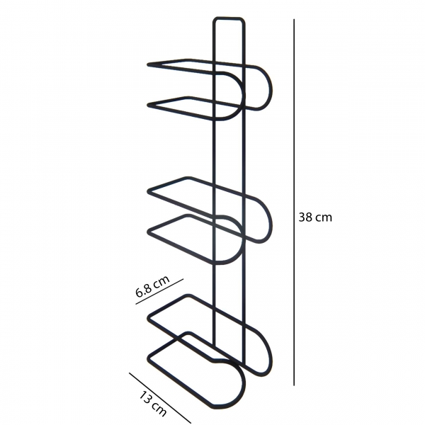 Homing Metal Banyo Organizer 3 Katlı Tuvalet Kağıtlığı 241371