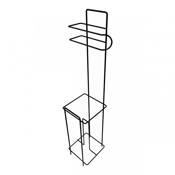 Homing Dikey Metal Tuvalet Kağıtlığı Kare Organizer Stand 241372 