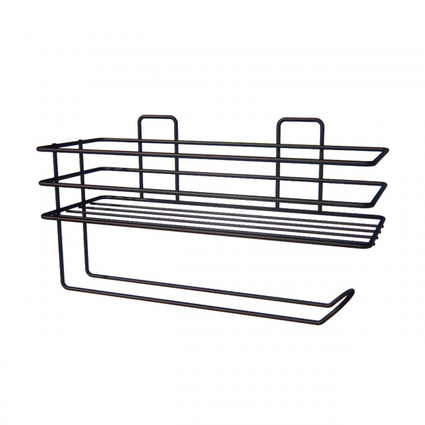 Homing Metal Kitchen Organizer Shelf with Towel Holder 241375