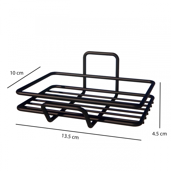 Homing Black Metal Soap Dish 241376