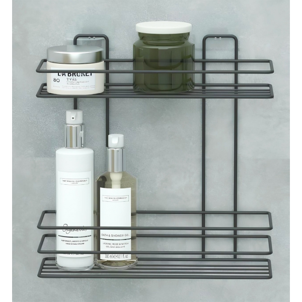 Homing Metal Bathroom Organizer Shelf Organizer 241378