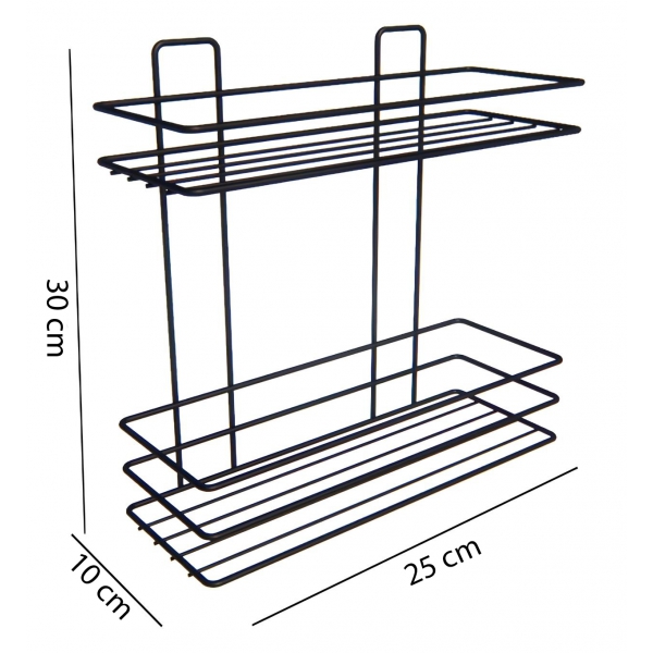 Homing Metal Bathroom Organizer Shelf Organizer 241378