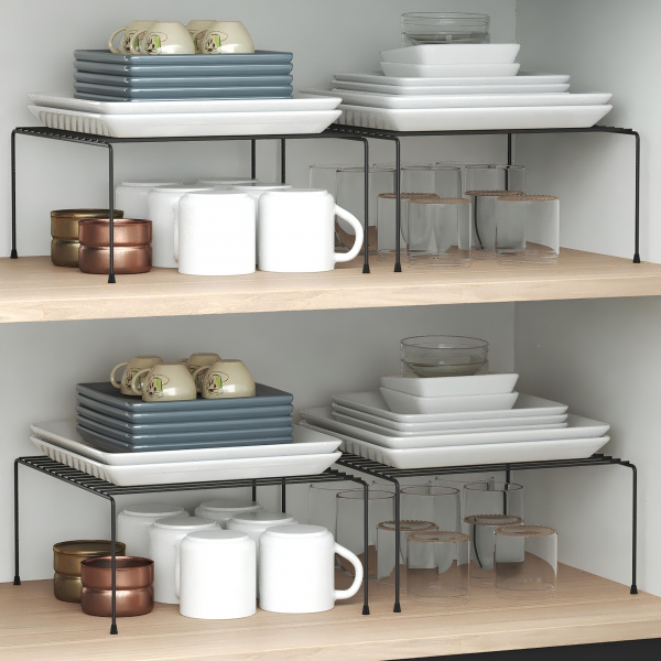 Homing 4-Piece Kitchen Bathroom Cabinet Organizer Stand Set 241394