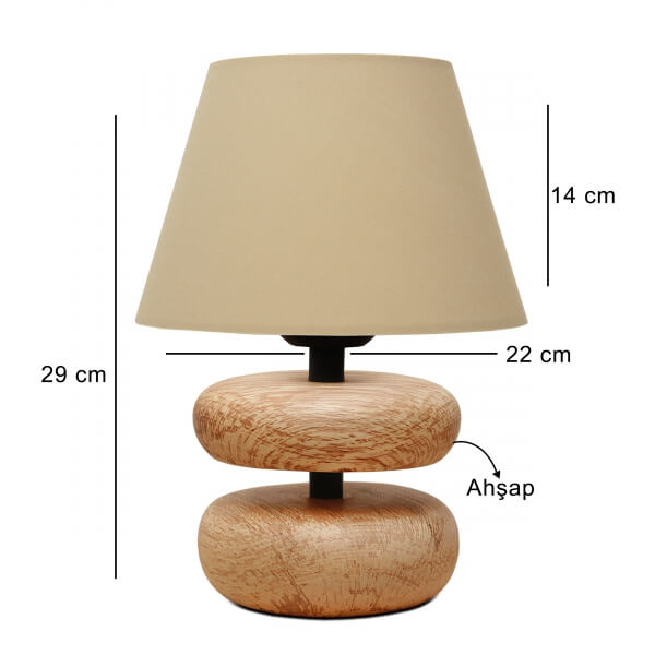 Homing Moji Natural Wood Design Lampshade 241399