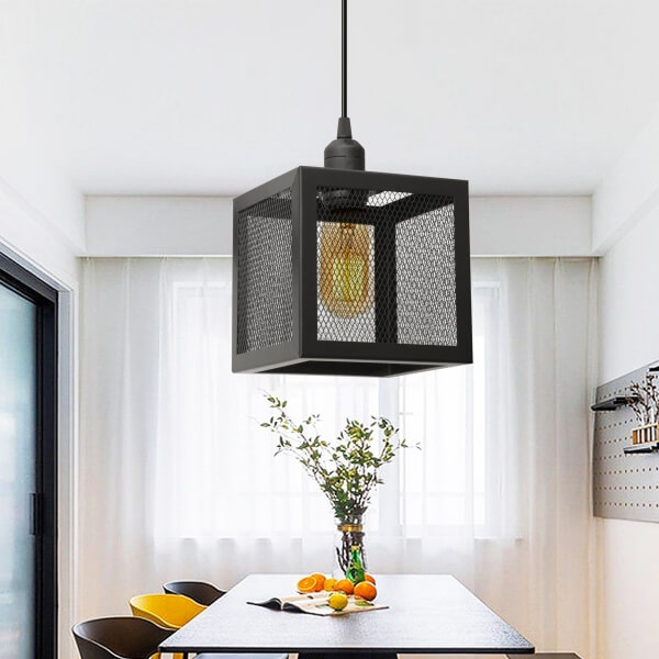 Homing Square Metal Honeycomb Pendant Lamp 241402