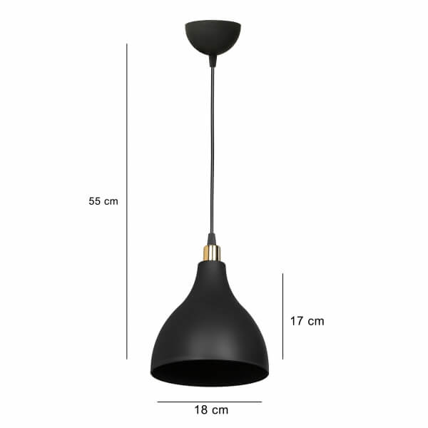 Homing Basic Black Pendant Lamp 241413