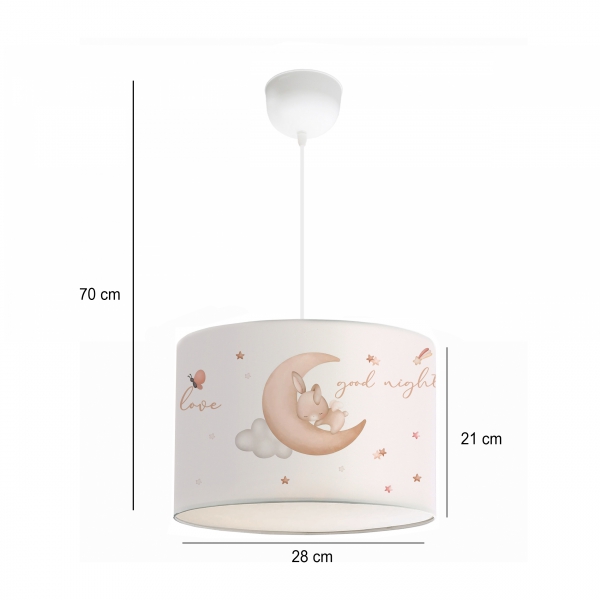 Homing 28' Kids Room Lighting Sleeping Rabbit 241439