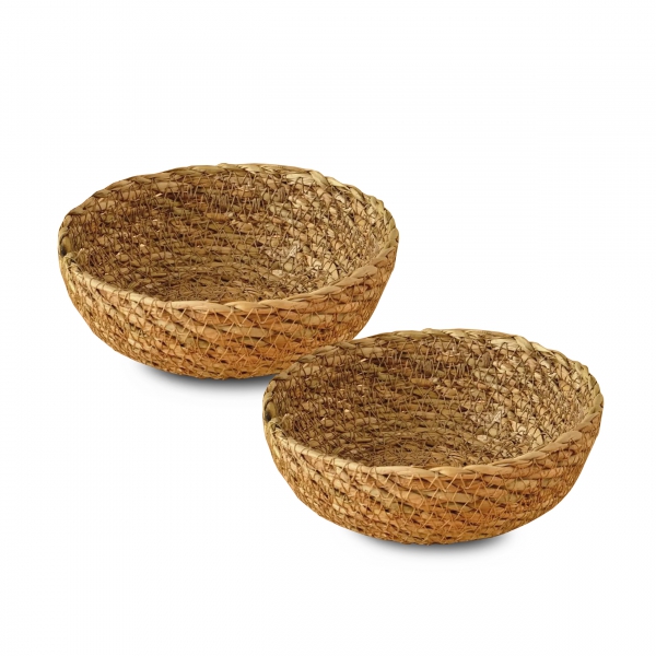 Homing 2-Piece Wicker Basket Natural 15 cm