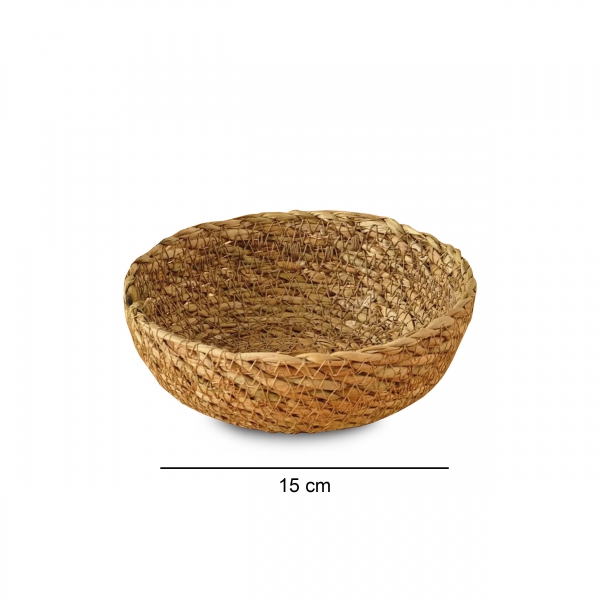 Homing 2-Piece Wicker Basket Natural 15 cm