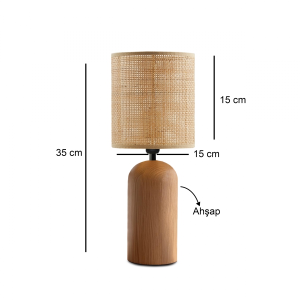 Homing Brooklyn Original Bamboo Wooden Lampshade 241446