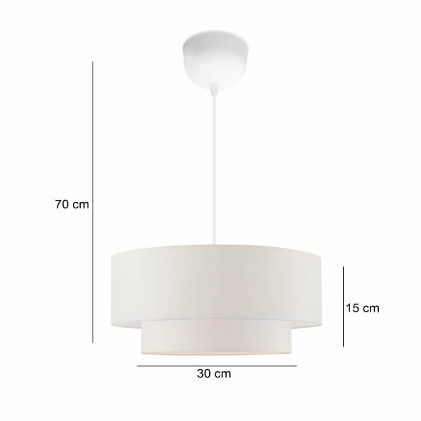 Homing Bohemian Style White Pendant Lamp 241471