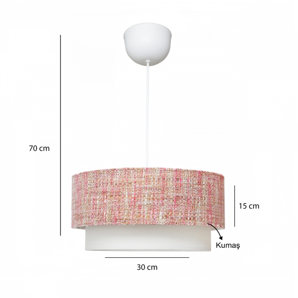 Homing Natural Series Original Fabric Pendant Lamp 241485